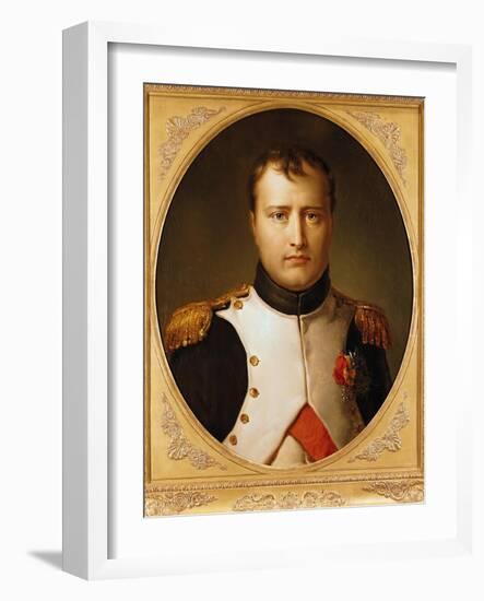 Portrait of Napoleon in Uniform-Francois Gerard-Framed Giclee Print