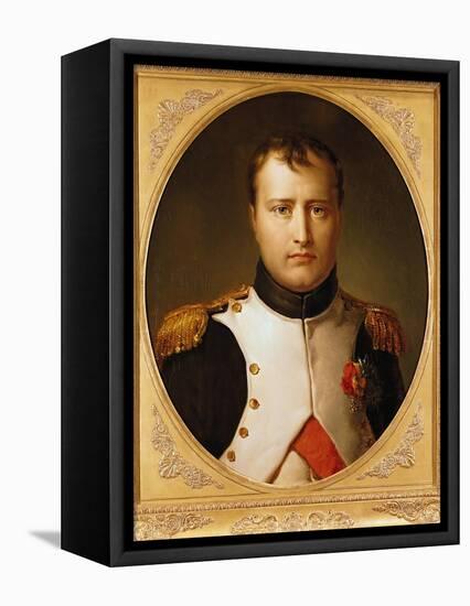 Portrait of Napoleon in Uniform-Francois Gerard-Framed Premier Image Canvas