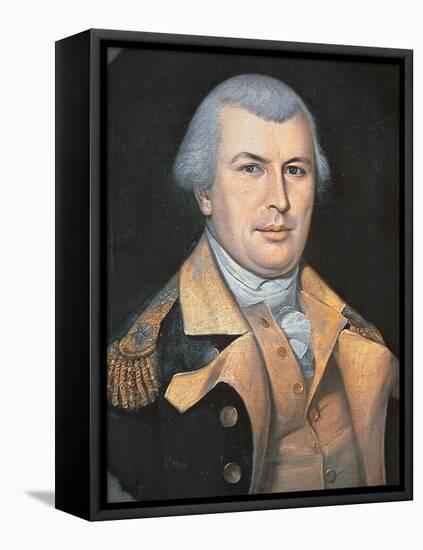 Portrait of Nathanael Greene-Charles Willson Peale-Framed Premier Image Canvas