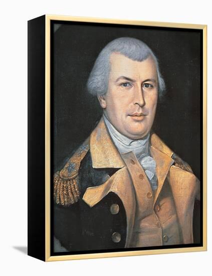 Portrait of Nathanael Greene-Charles Willson Peale-Framed Premier Image Canvas