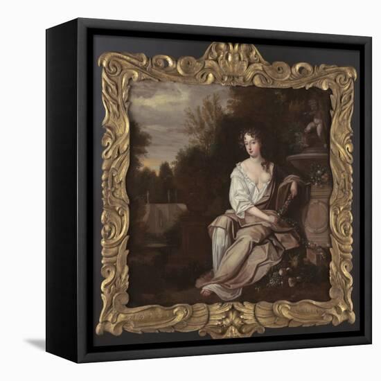 Portrait of Nell Gywn with Frame, 1670s-Sir Peter Lely-Framed Premier Image Canvas