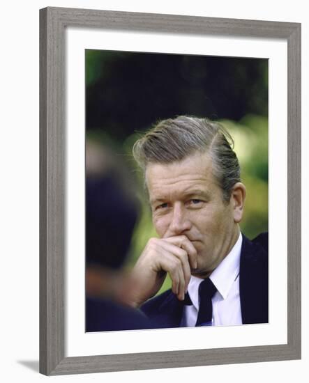 Portrait of New York City Mayor John Lindsay-John Dominis-Framed Premium Photographic Print
