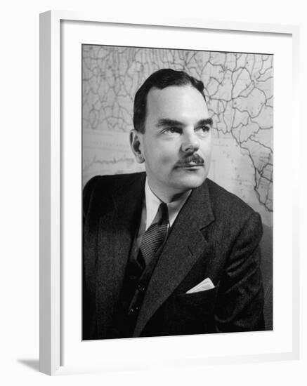 Portrait of New York Governor Thomas E. Dewey-Walter Sanders-Framed Photographic Print