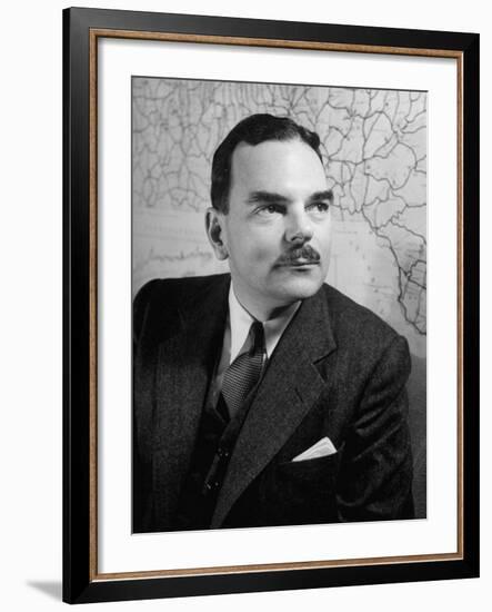 Portrait of New York Governor Thomas E. Dewey-Walter Sanders-Framed Photographic Print