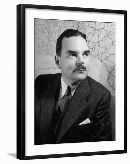 Portrait of New York Governor Thomas E. Dewey-Walter Sanders-Framed Photographic Print