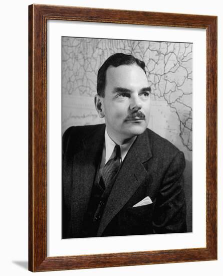 Portrait of New York Governor Thomas E. Dewey-Walter Sanders-Framed Photographic Print