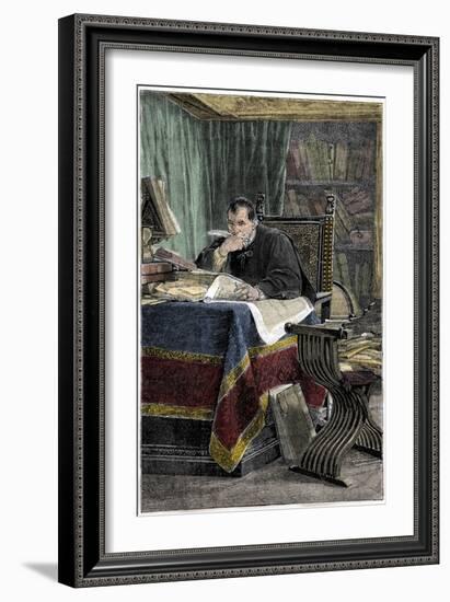 Portrait of Niccolo Machiavelli-Stefano Bianchetti-Framed Giclee Print