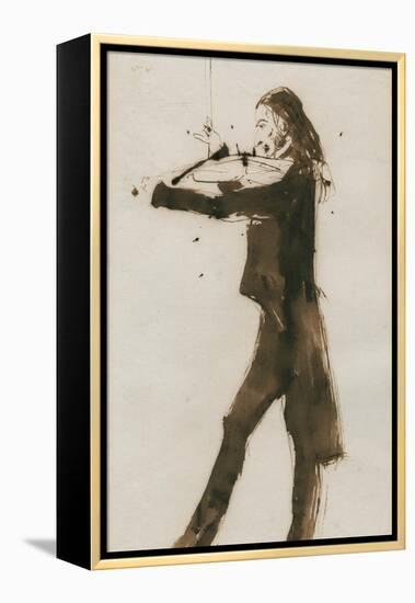 Portrait of Niccolò Paganini (1782-184), 1831-Edwin Henry Landseer-Framed Premier Image Canvas