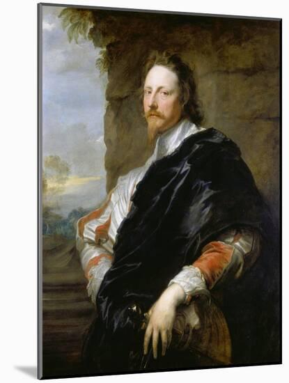 Portrait of Nicholas Lanier, 1628-Sir Anthony Van Dyck-Mounted Giclee Print