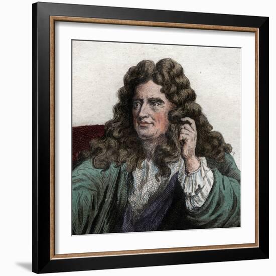 Portrait of Nicolas Boileau Despreaux (1636-1711), French poet and critic-French School-Framed Giclee Print