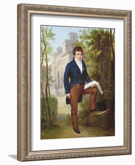 Portrait of Nicolas-Pierre Tiolier, C.1817-Francois Edouard Picot-Framed Giclee Print