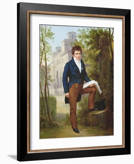 Portrait of Nicolas-Pierre Tiolier, C.1817-Francois Edouard Picot-Framed Giclee Print