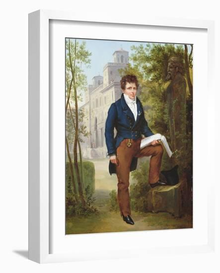 Portrait of Nicolas-Pierre Tiolier, C.1817-Francois Edouard Picot-Framed Giclee Print