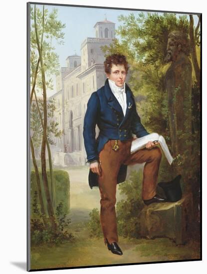 Portrait of Nicolas-Pierre Tiolier, C.1817-Francois Edouard Picot-Mounted Giclee Print