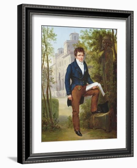 Portrait of Nicolas-Pierre Tiolier, C.1817-Francois Edouard Picot-Framed Giclee Print