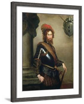 Portrait of Nicolo Raggi-Bernardo Strozzi-Framed Giclee Print