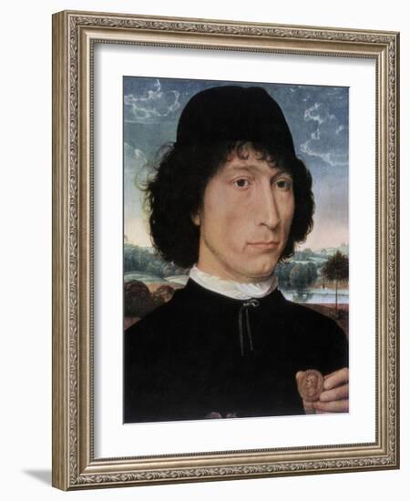 Portrait of Nicolo Spinelli, 1473-1474-Hans Memling-Framed Giclee Print