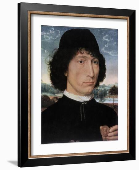 Portrait of Nicolo Spinelli, 1473-1474-Hans Memling-Framed Giclee Print