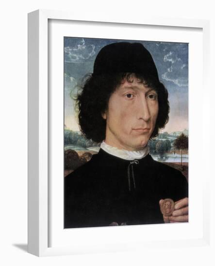 Portrait of Nicolo Spinelli, 1473-1474-Hans Memling-Framed Giclee Print