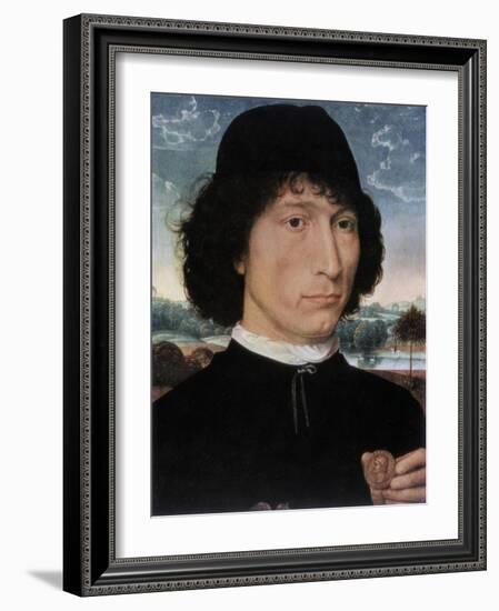 Portrait of Nicolo Spinelli, 1473-1474-Hans Memling-Framed Giclee Print