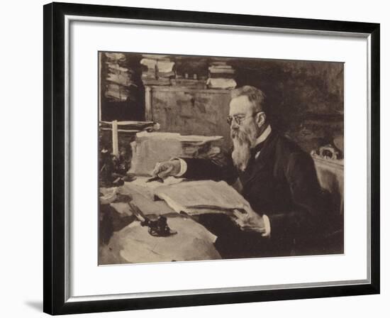Portrait of Nikolai Rimsky-Korsakov-null-Framed Giclee Print