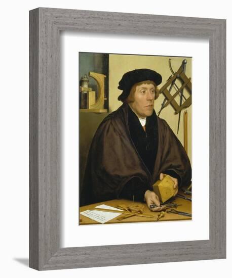 Portrait of Nikolaus Kratzer, 1528-Hans Holbein the Younger-Framed Giclee Print