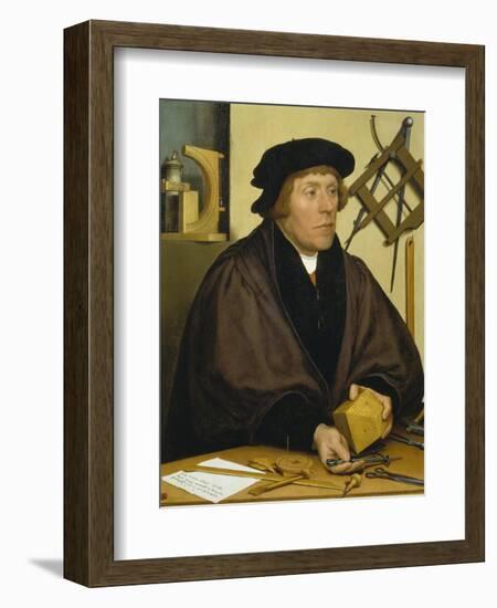 Portrait of Nikolaus Kratzer, 1528-Hans Holbein the Younger-Framed Giclee Print