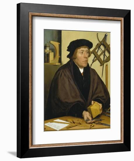 Portrait of Nikolaus Kratzer, 1528-Hans Holbein the Younger-Framed Giclee Print