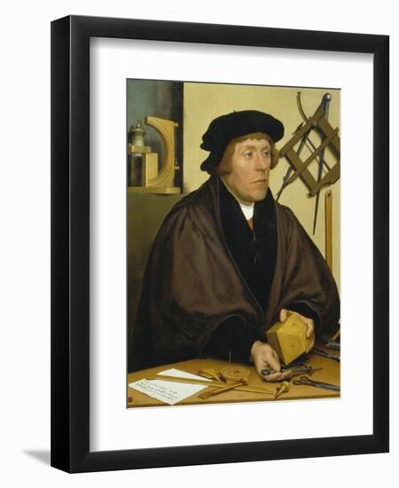 Portrait of Nikolaus Kratzer, 1528-Hans Holbein the Younger-Framed Giclee Print