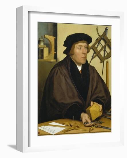 Portrait of Nikolaus Kratzer, 1528-Hans Holbein the Younger-Framed Giclee Print