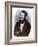 Portrait of Nikolaus Lenau-French School-Framed Giclee Print