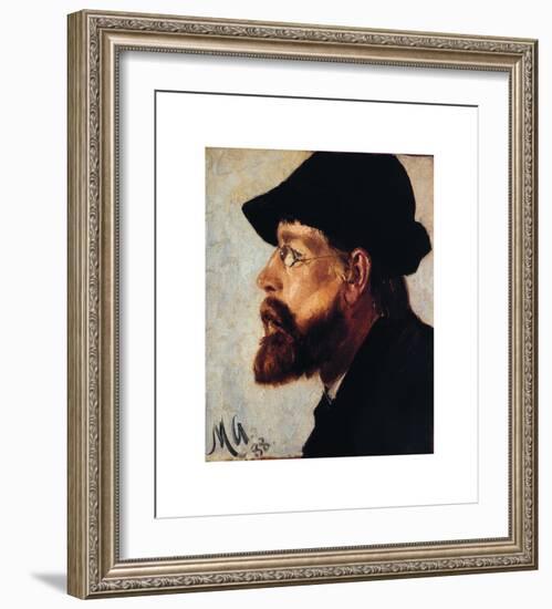 Portrait of Nils Hansteen-Michael Ancher-Framed Premium Giclee Print