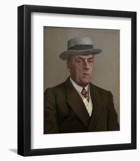 Portrait of Octav Mirbeau-Félix Vallotton-Framed Giclee Print