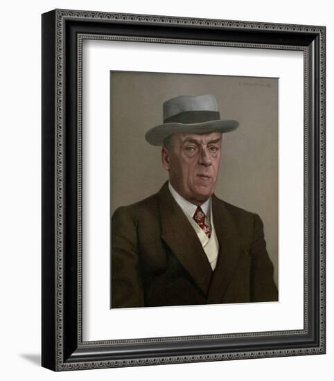 Portrait of Octav Mirbeau-Félix Vallotton-Framed Giclee Print