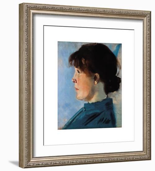 Portrait of Oda Krohg-Christian Krohg-Framed Premium Giclee Print