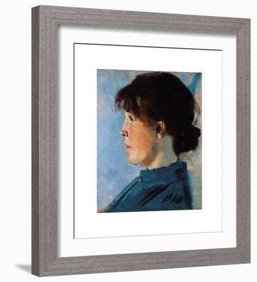 Portrait of Oda Krohg-Christian Krohg-Framed Premium Giclee Print