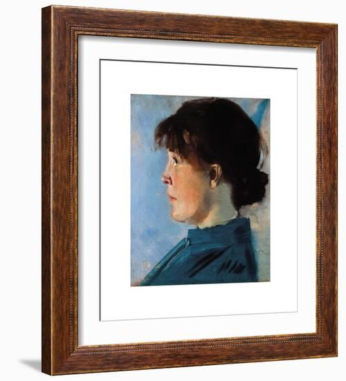 Portrait of Oda Krohg-Christian Krohg-Framed Premium Giclee Print