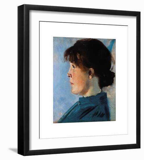 Portrait of Oda Krohg-Christian Krohg-Framed Premium Giclee Print