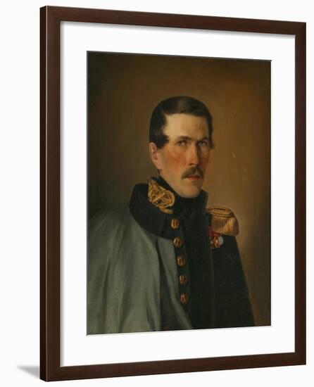 Portrait of Of a Marine Officer-Alexei Vasilyevich Tyranov-Framed Giclee Print