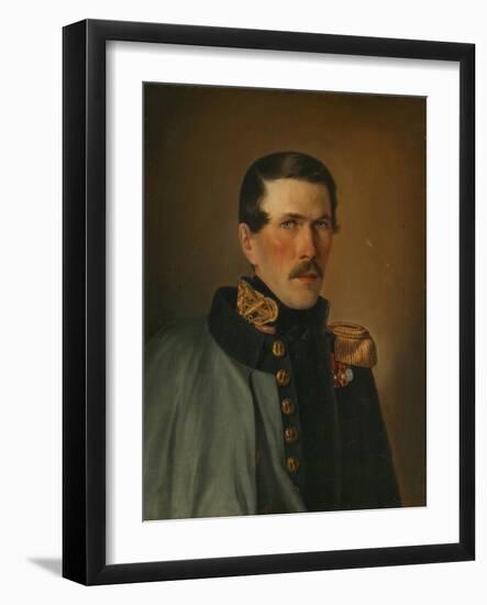 Portrait of Of a Marine Officer-Alexei Vasilyevich Tyranov-Framed Giclee Print