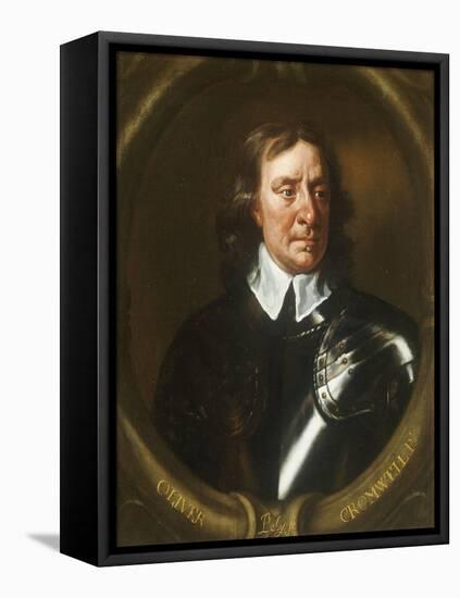 Portrait of Oliver Cromwell (1599-1658)-Sir Peter Lely-Framed Premier Image Canvas