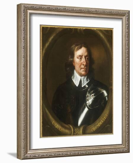 Portrait of Oliver Cromwell-Sir Peter Lely-Framed Giclee Print