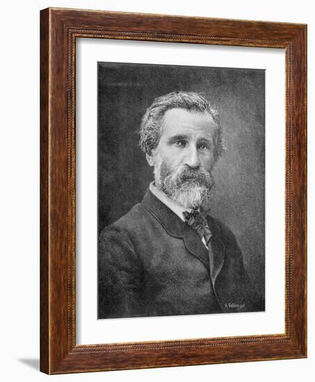 Portrait of Opera Composer Giuseppe Verdi-Philip Gendreau-Framed Giclee Print