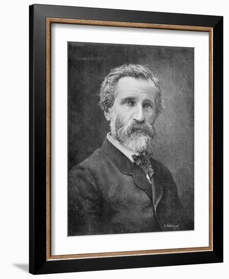 Portrait of Opera Composer Giuseppe Verdi-Philip Gendreau-Framed Giclee Print