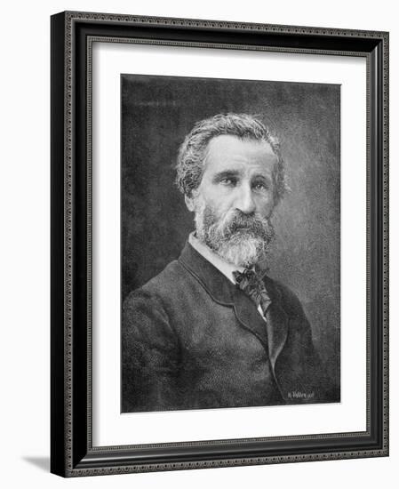 Portrait of Opera Composer Giuseppe Verdi-Philip Gendreau-Framed Giclee Print