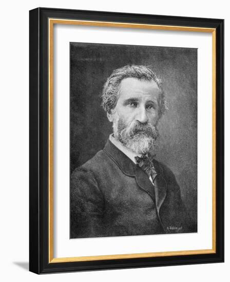 Portrait of Opera Composer Giuseppe Verdi-Philip Gendreau-Framed Giclee Print