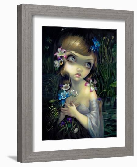 Portrait of Ophelia-Jasmine Becket-Griffith-Framed Art Print