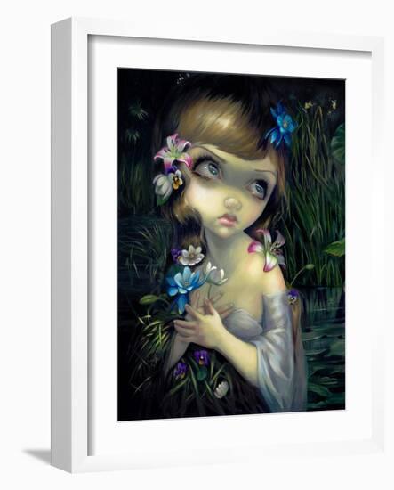 Portrait of Ophelia-Jasmine Becket-Griffith-Framed Art Print