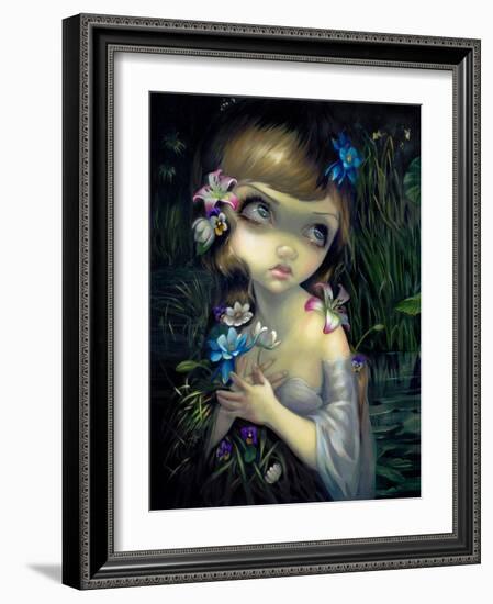 Portrait of Ophelia-Jasmine Becket-Griffith-Framed Art Print