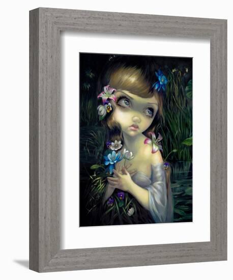 Portrait of Ophelia-Jasmine Becket-Griffith-Framed Art Print